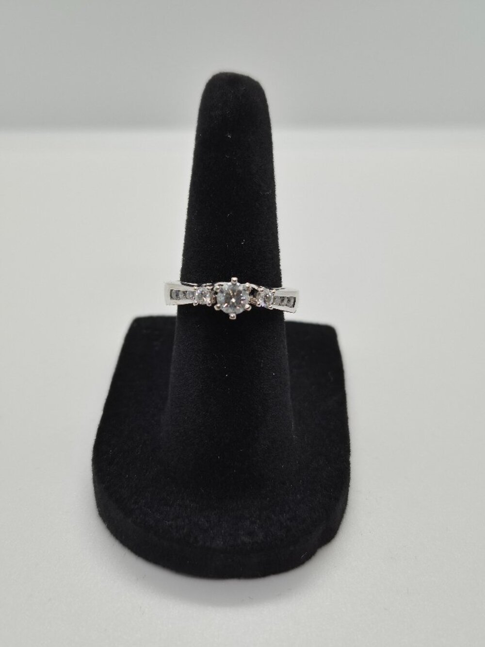14K White Gold Diamond Bridal Set Vintage